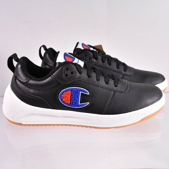 Champion Court Low Sneaker Leather CPS10057Y Black - Picture 3 of 7
